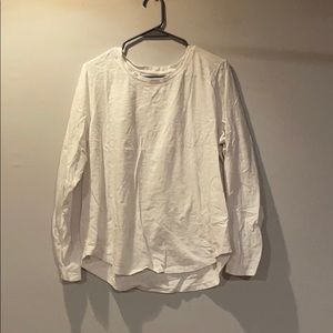 never worn long sleeve white tee